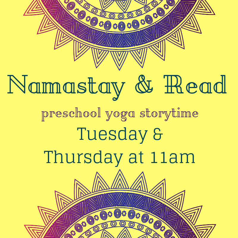 Namastay and Read info with design