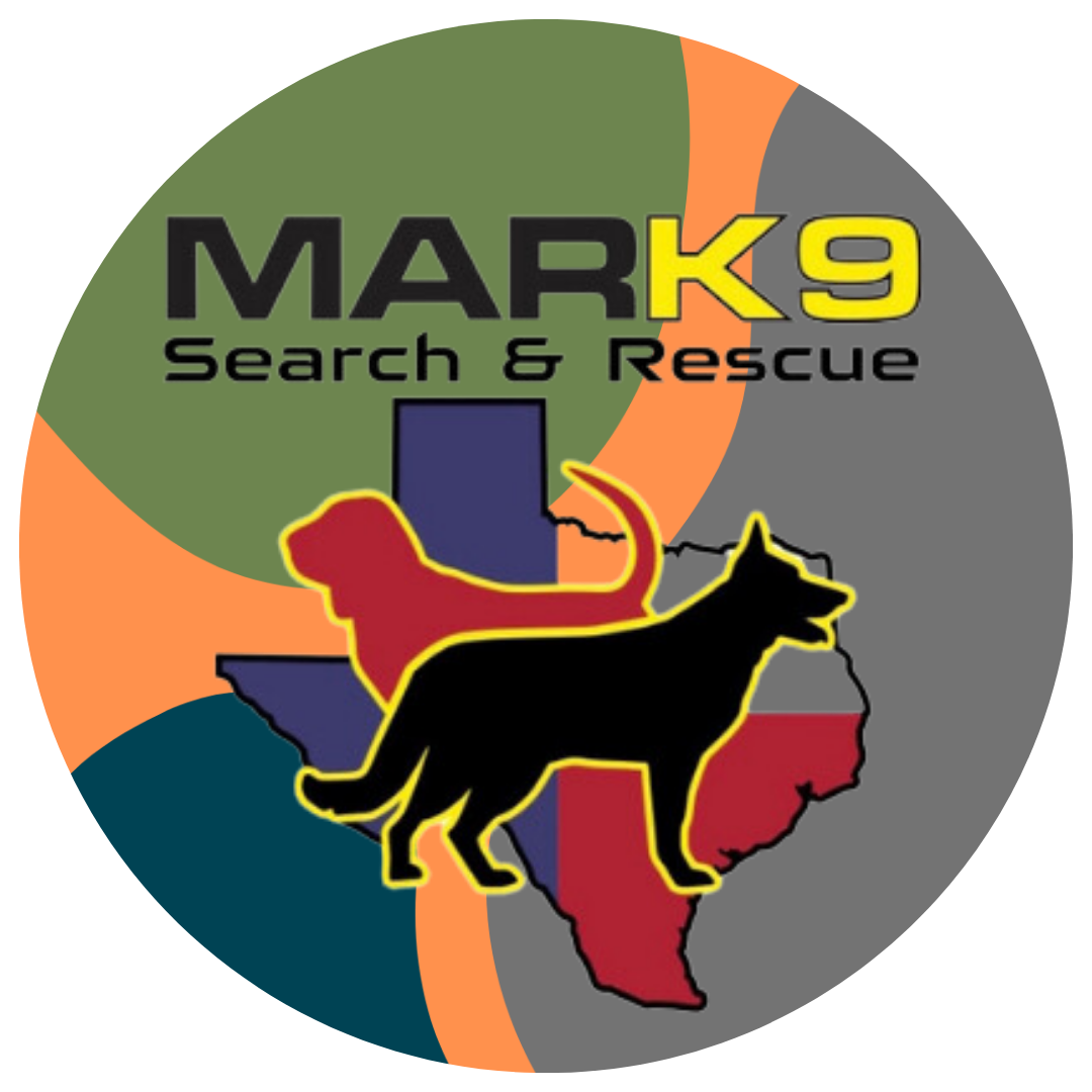 Colorful background with the logo for MarK9