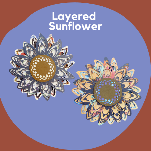 paper sunflowers