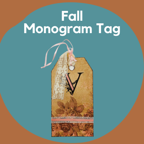 A decorative tag to hang on a door or on a present